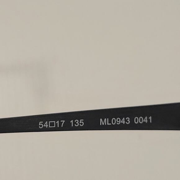 MIKLI MIKLI ML0943 0041 Eyeglasses Frame 54-17-135 Black White - Picture 6 of 13